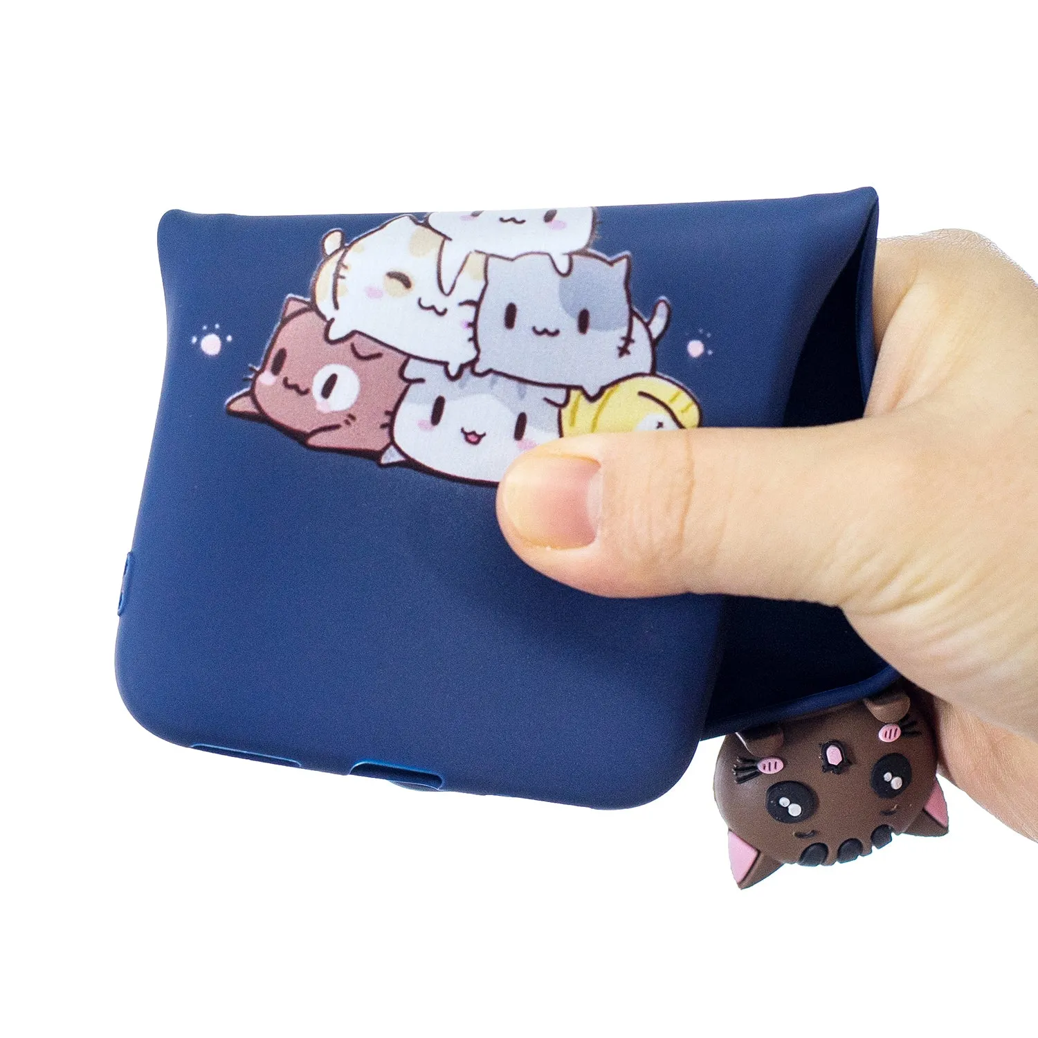 For Redmi 8/8A/5/Note 8T Mobile Phone Case Cute Cellphone Shell Soft TPU Cover with Cartoon Pig Duck Bear Kitten Lovely Pattern Royal blue