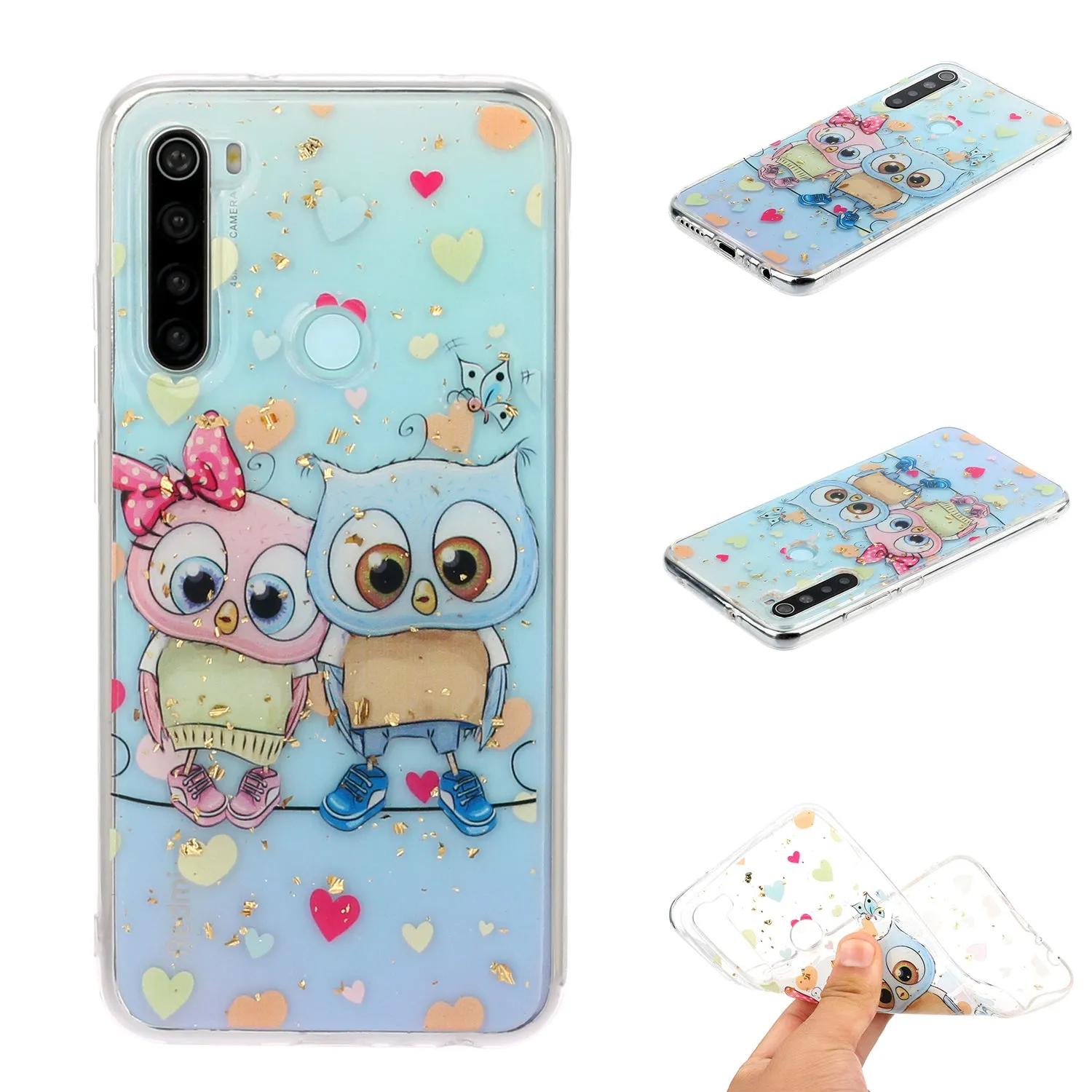 For Redmi Note 8 / Redmi Note 8 Pro Cellphone Cover Beautiful Painted Pattern Comfortable Wear TPU Phone Shell 1