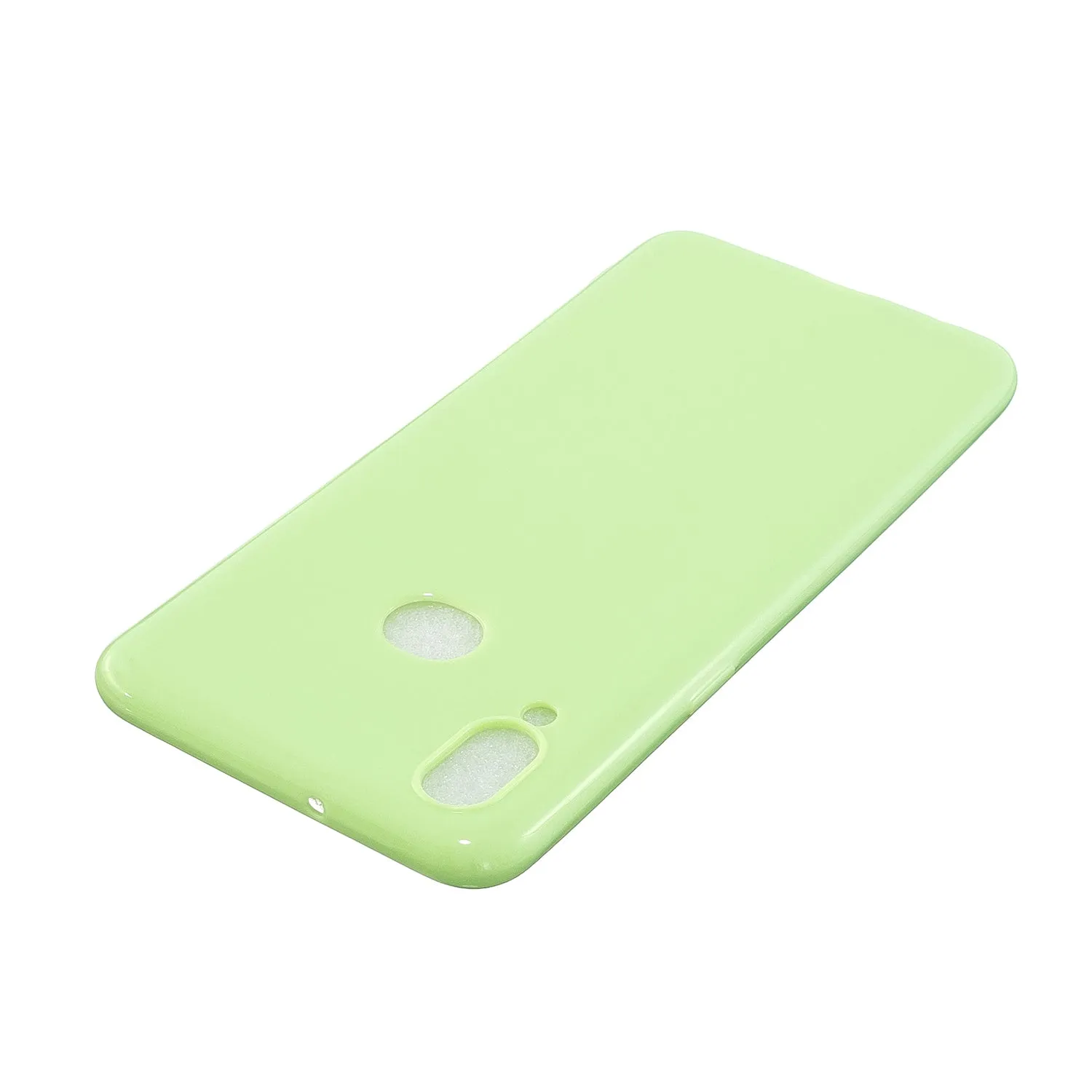 For Samsung A10S/A20S Cellphone Cover Soft TPU Phone Case Simple Profile Full Body Protection Anti-scratch Shell Sakura pink