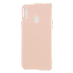 For Samsung A10S/A20S Cellphone Cover Soft TPU Phone Case Simple Profile Full Body Protection Anti-scratch Shell Sakura pink