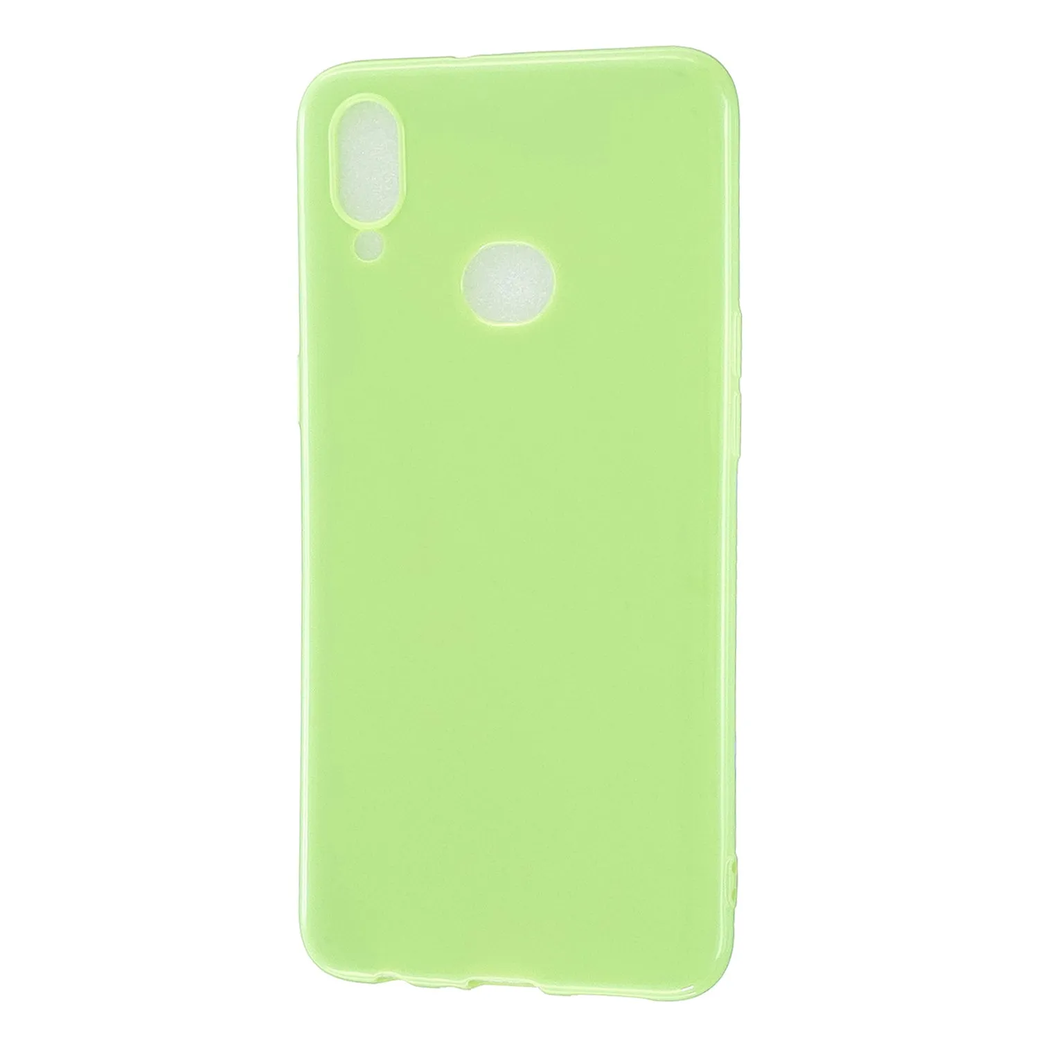 For Samsung A10S/A20S Cellphone Cover Soft TPU Phone Case Simple Profile Full Body Protection Anti-scratch Shell Sakura pink