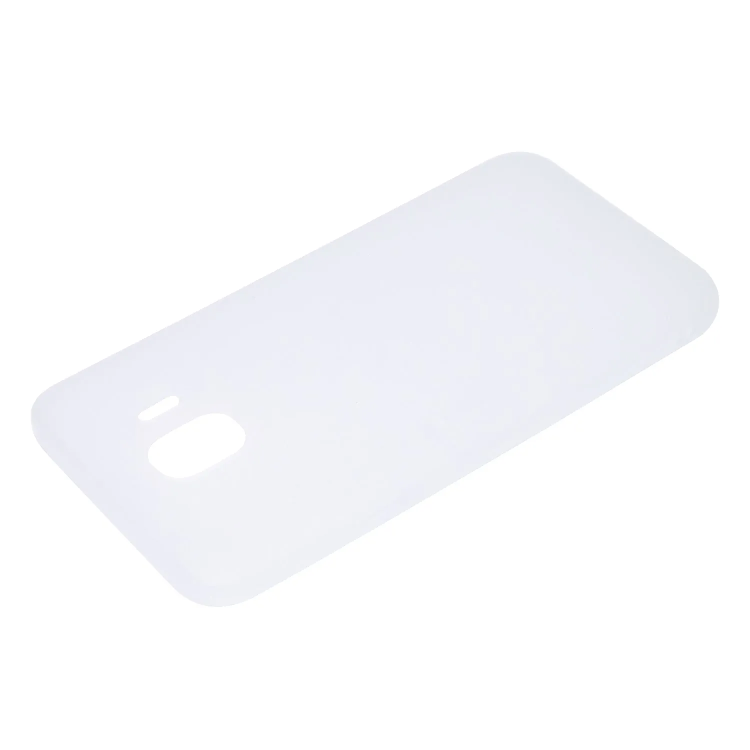 for Samsung J4 Euro Edition Lovely Candy Color Matte TPU Anti-scratch Non-slip Protective Cover Back Case white