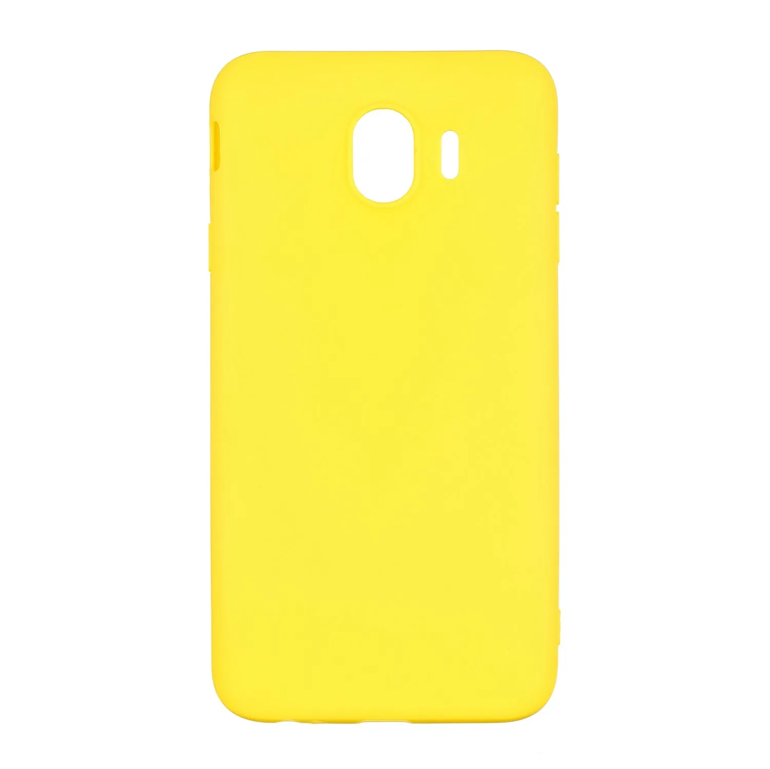 for Samsung J4 Euro Edition Lovely Candy Color Matte TPU Anti-scratch Non-slip Protective Cover Back Case white