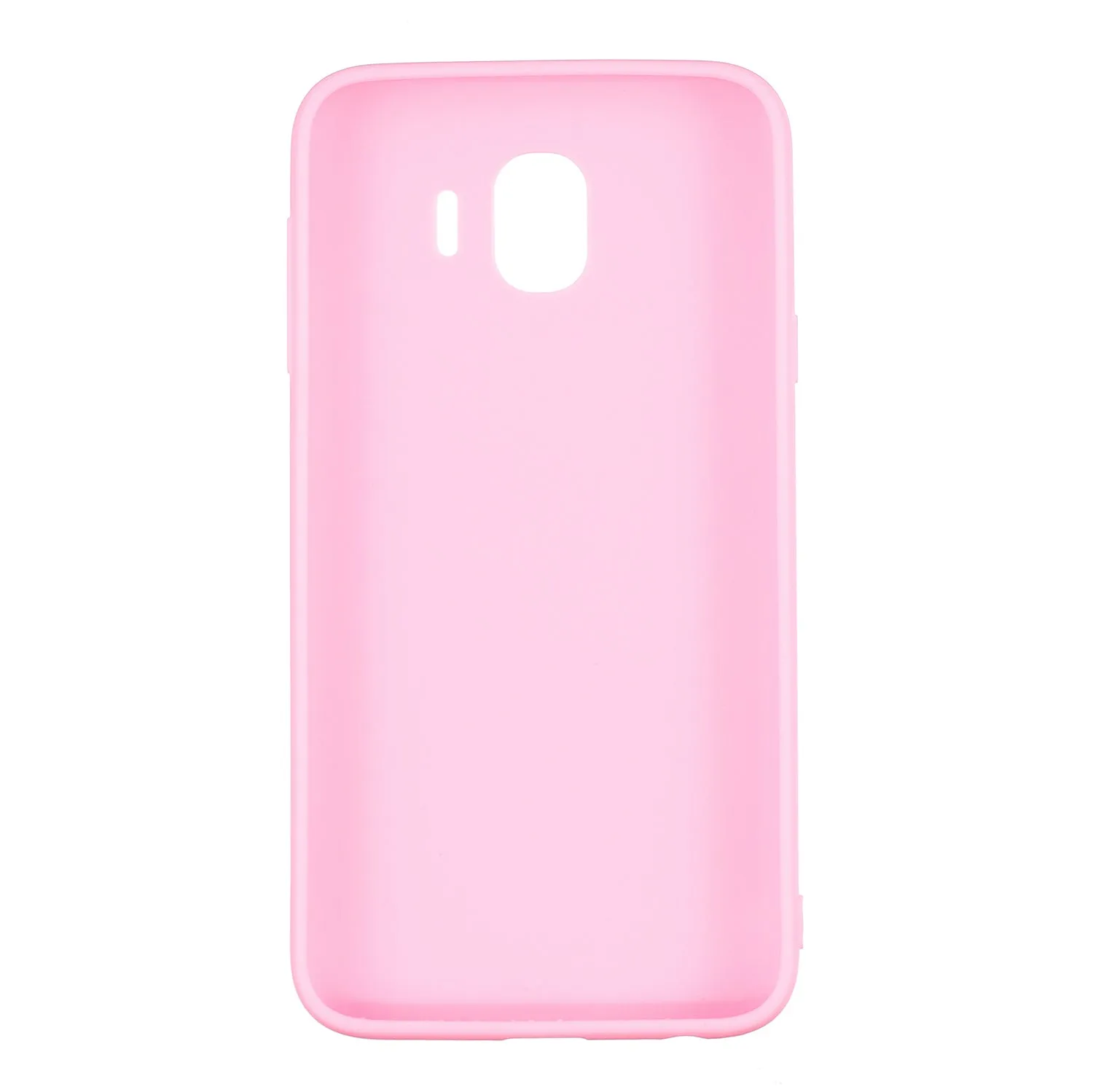 for Samsung J4 Euro Edition Lovely Candy Color Matte TPU Anti-scratch Non-slip Protective Cover Back Case white