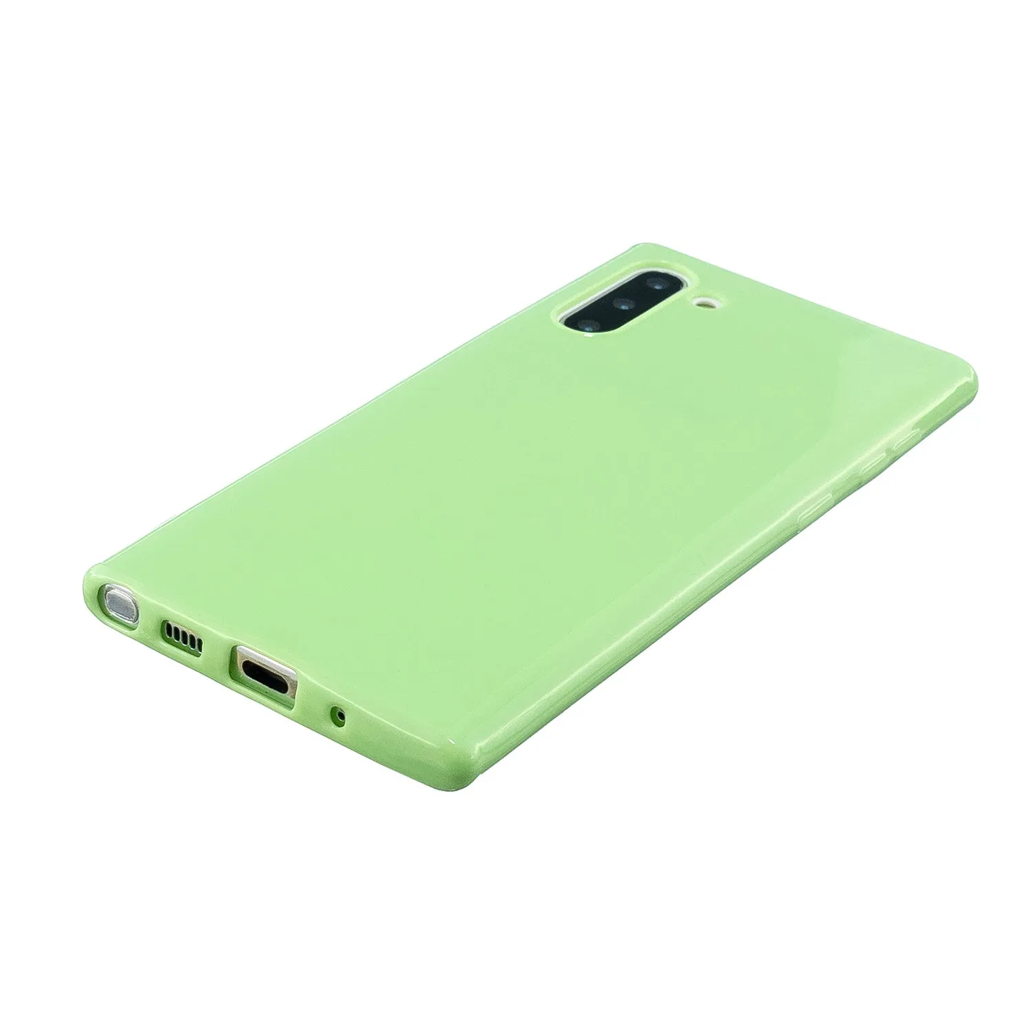 For Samsung Note 10/10 Pro Cellphone Cover TPU Phone Case Simple Profile Classic Design Shock-proof Shell Sakura pink