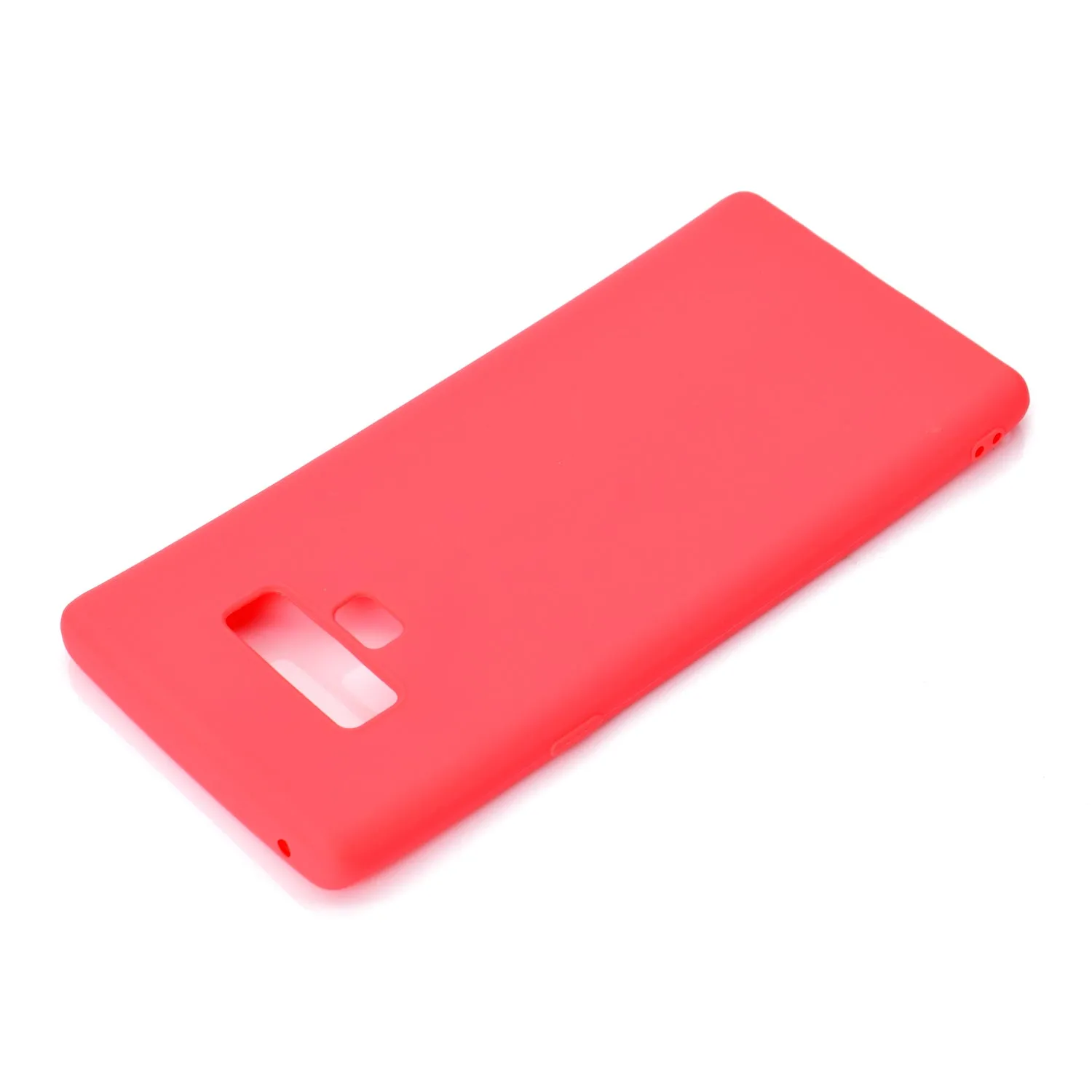for Samsung NOTE 9 Cute Candy Color Matte TPU Anti-scratch Non-slip Protective Cover Back Case dark pink