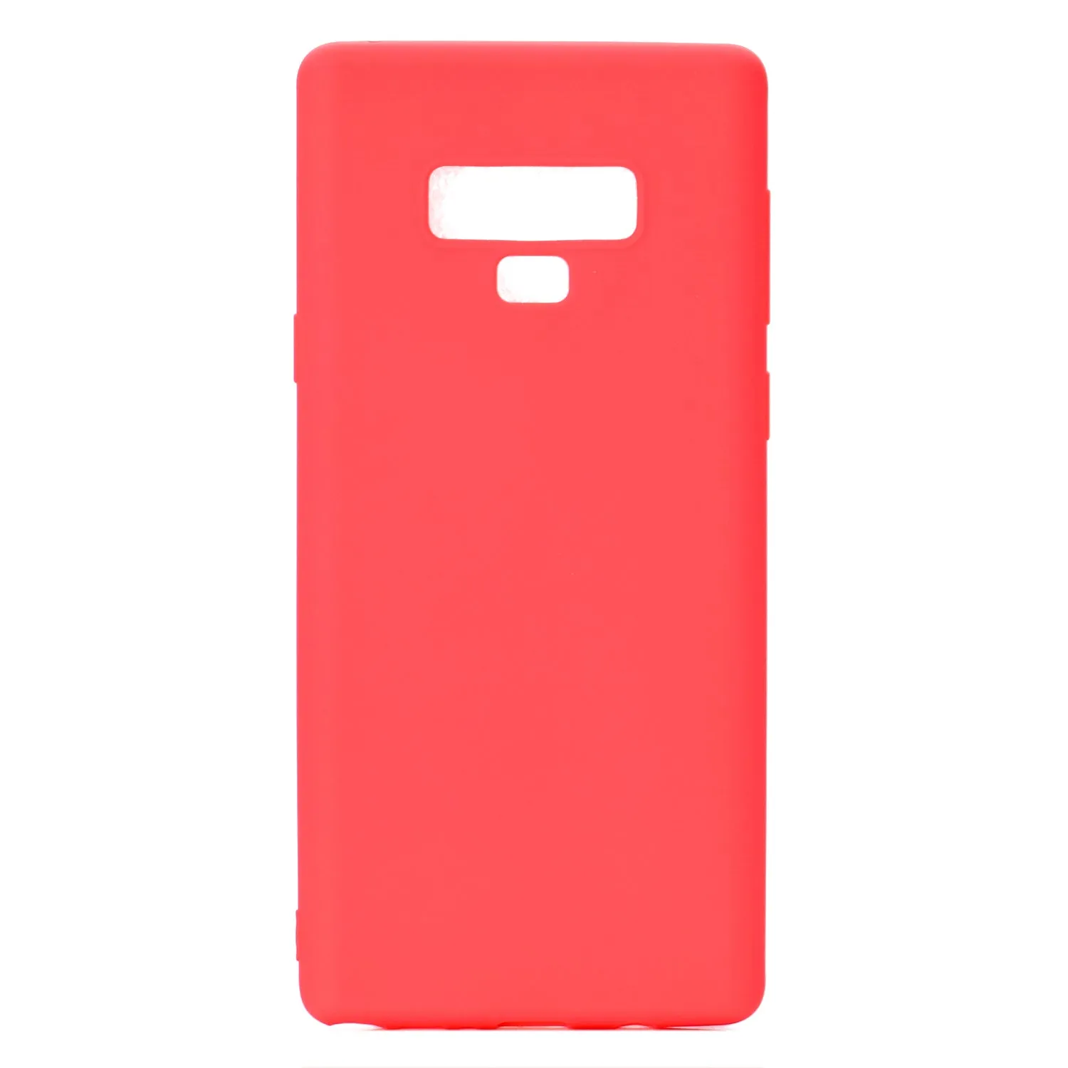for Samsung NOTE 9 Cute Candy Color Matte TPU Anti-scratch Non-slip Protective Cover Back Case dark pink