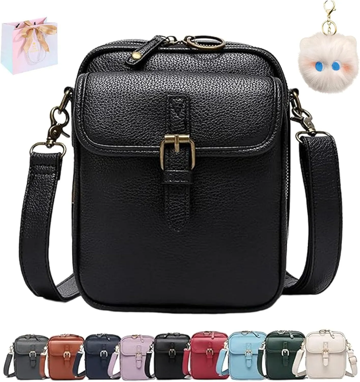 Forcipower Crossbody Leather Bag, Collaboraten1 Crossbody Leather Bag, Urvashi Crossbodys Leathers Bags