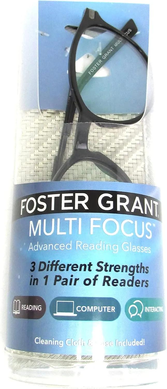 Foster Grant McKay Multifocus Reading Glasses Round