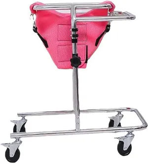 Four-Wheeled Walker for Children, Cerebral Palsy Assistive Walker, Suitable for Height 80-120 cm,Children's Rehabilitation Training Aid(Pink)