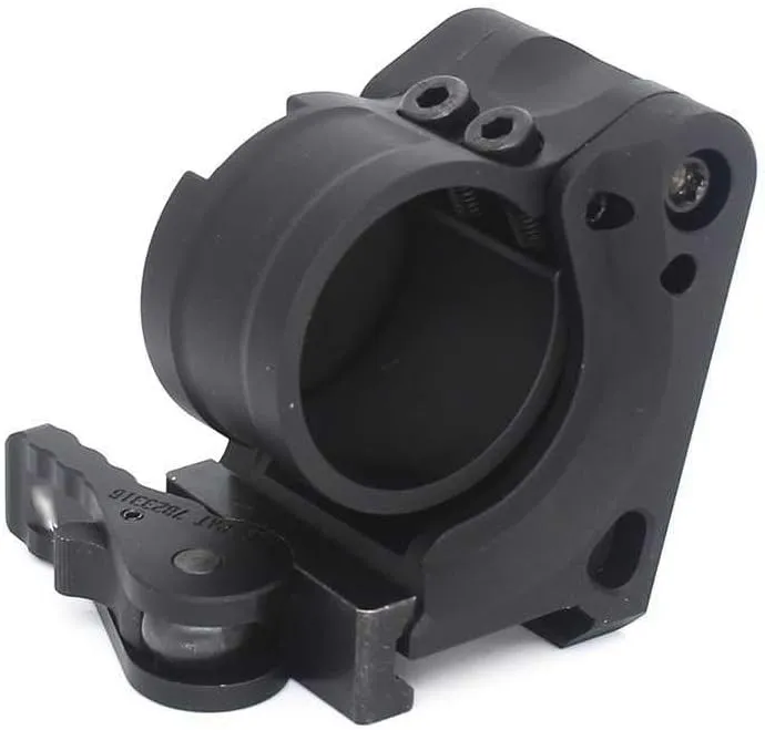 FTC 30mm Magnifier Mount，2.26" Height Side Flip Folding Bracket Mount，for 6X-Mag-1/3XMag-1/3X-C & 30mm Magnifier