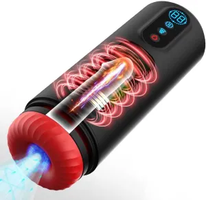 Fully Automatic Men's Fitness Tool with Observation Window, Multi-Frequency Rotation, Intelligent Heating, Digital Display