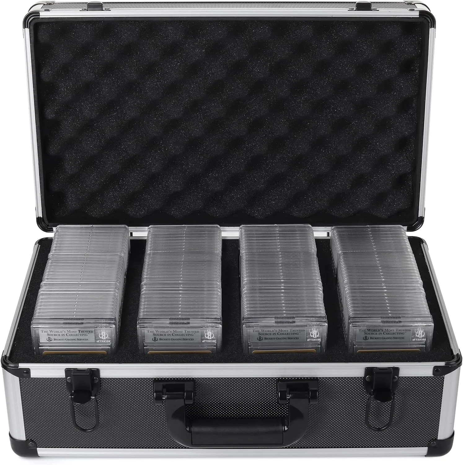 FunGuys Graded Card Storage Box, Trading Card Case for PSA Graded Pokemon Cards, Sports Card Storage Boxes as PSA Card Holder, Baseball Card Slab Case Holder for Trading Cards