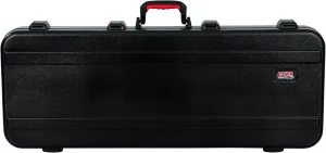 Gator Cases Frequent Flyer's Series Molded Flight Case for 49-Note Keyboards with TSA Approved Locking Latches and Recessed Wheels, (GTSA-KEY49)