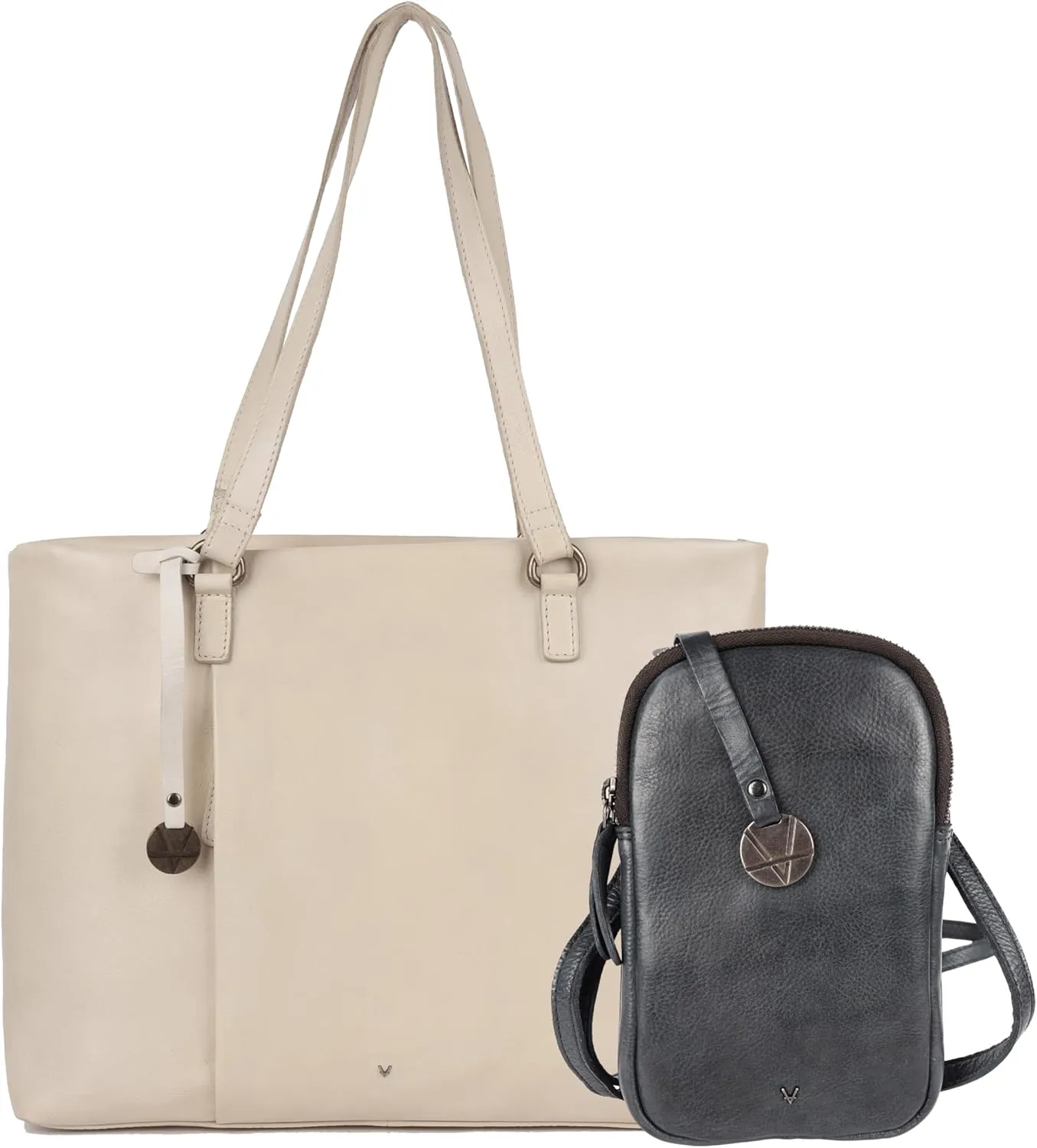 Genuine Italian Leather Bag Collection - Tote, Crossbody, and Mobile Wallets - Ladies' Shoulder Bags with Top Handle & Adjustable Strap - Stylish and Versatile for Casual or Office Use