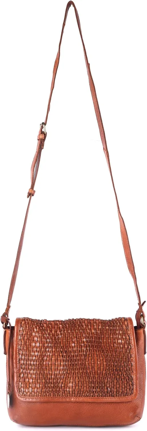 Genuine Leather Crossbody Sling Bags for Women, Bags for Women Trendy Casual Office Bag with Adjustable Strap