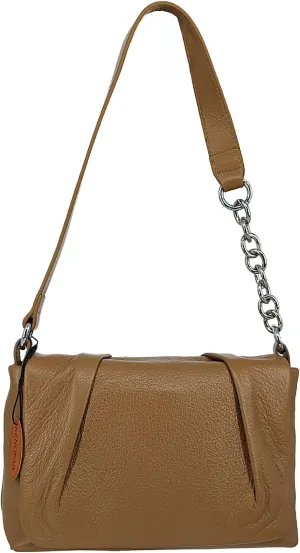Genuine Leather Small Tote Bags for Women Chain Armpit Crossbody Bag