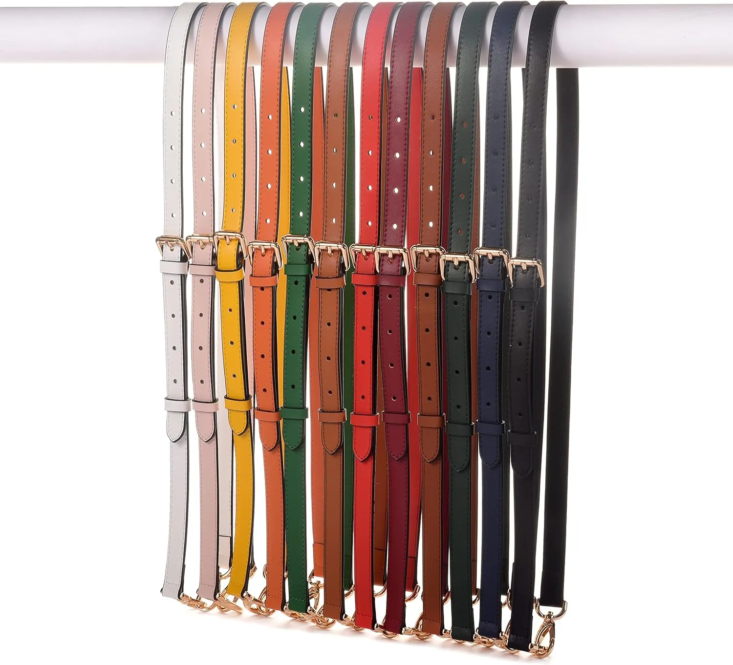 GOXTECH Genuine Leather Purse Strap Replacement Crossbody Handbag Long Adjustable