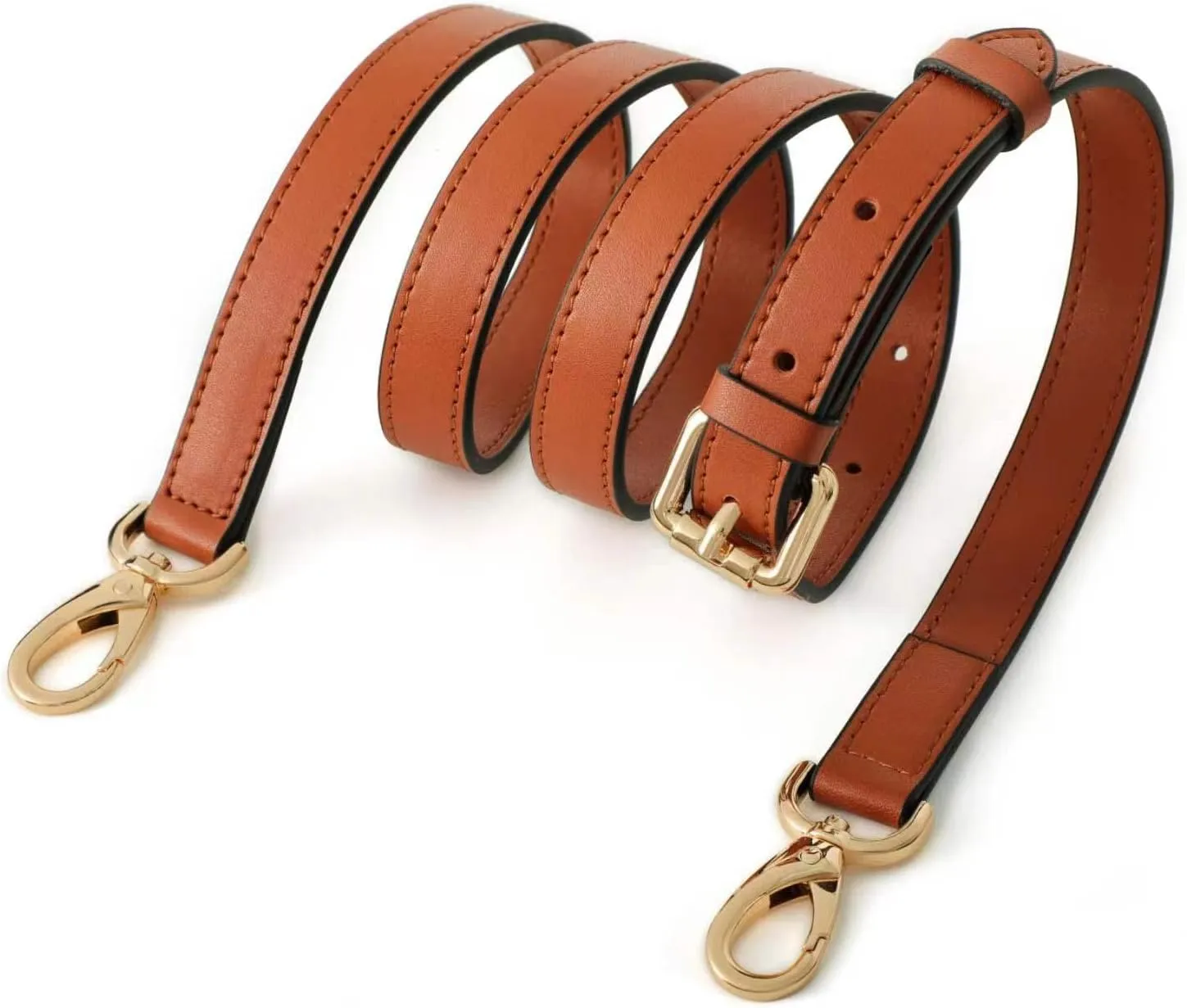 GOXTECH Genuine Leather Purse Strap Replacement Crossbody Handbag Long Adjustable