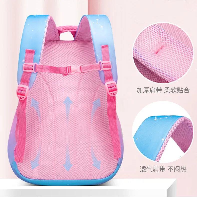 Gradient Blue Large School Bag 4 to 6 Grades