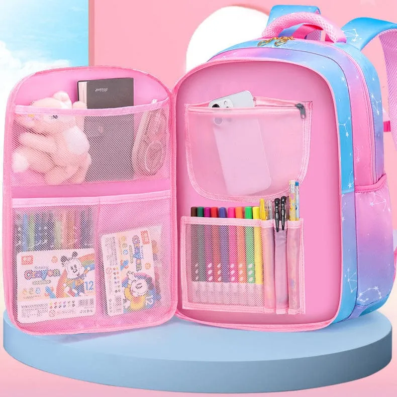 Gradient Blue Large School Bag 4 to 6 Grades