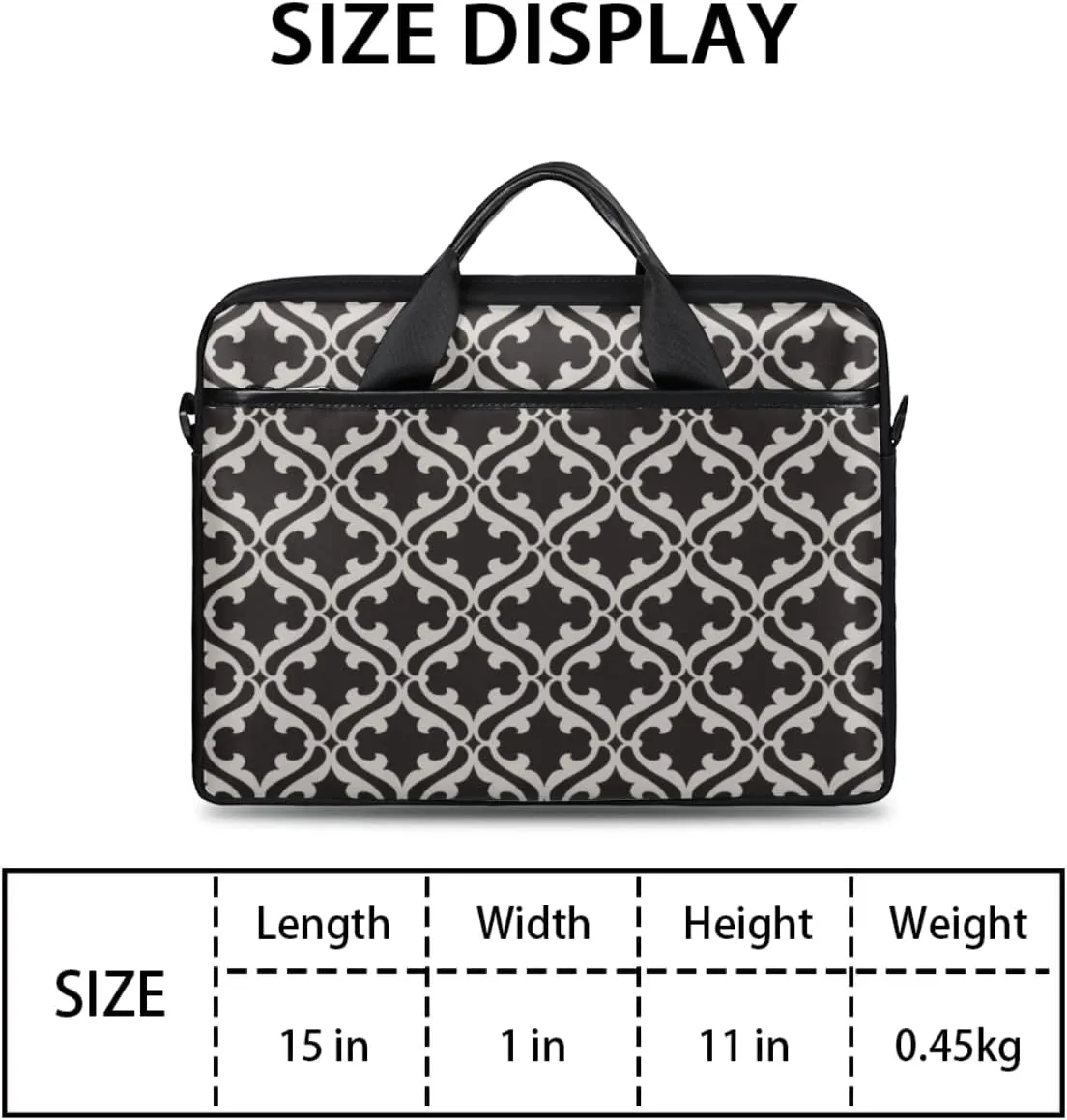Grape Wine Bottle Laptop Shoulder Messenger Bag Waterproof Laptop Briefcase Handle Padded Strap