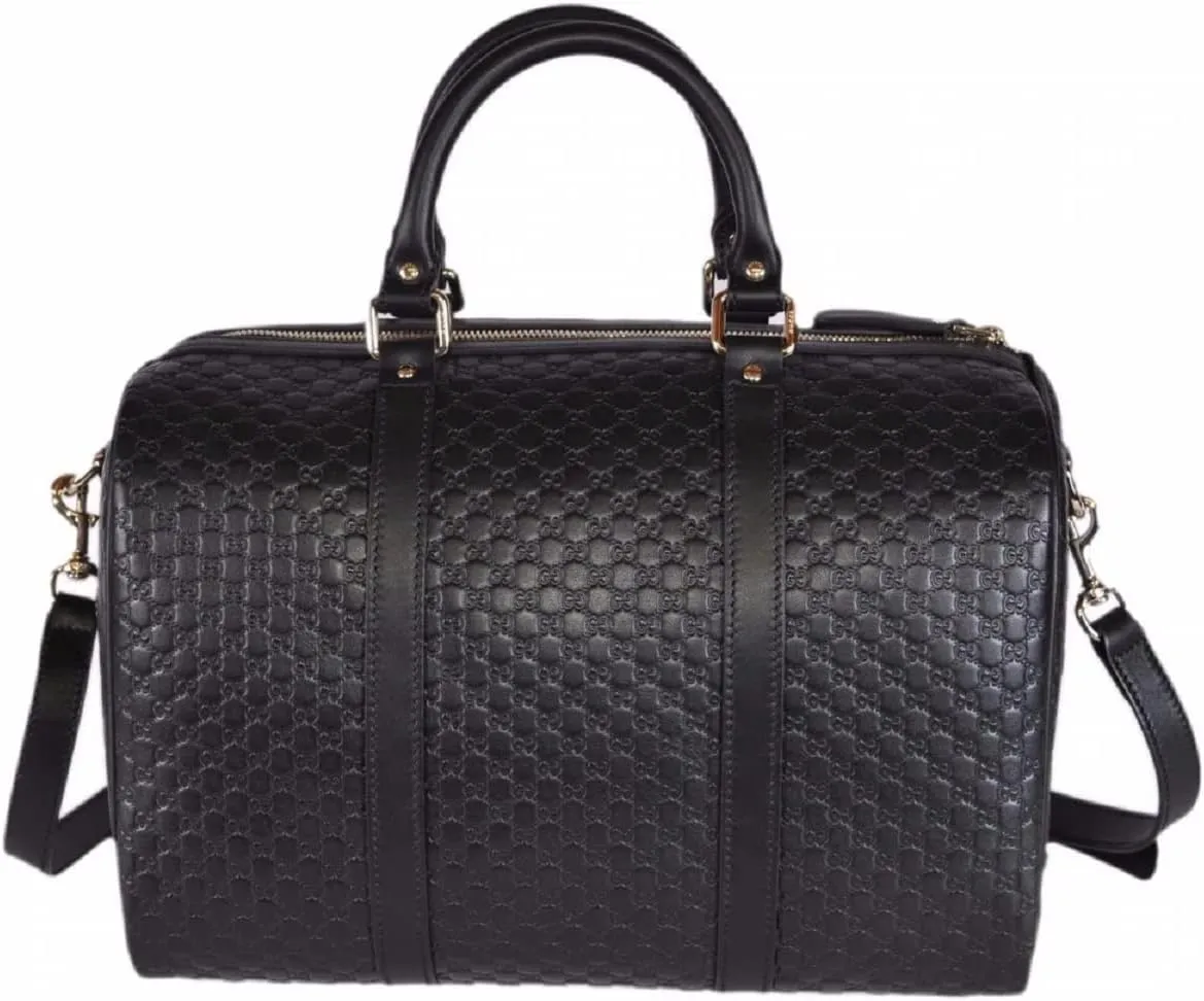 Gucci Nice Microguccissima Leather Boston Bag