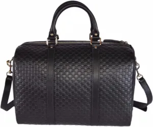 Gucci Nice Microguccissima Leather Boston Bag
