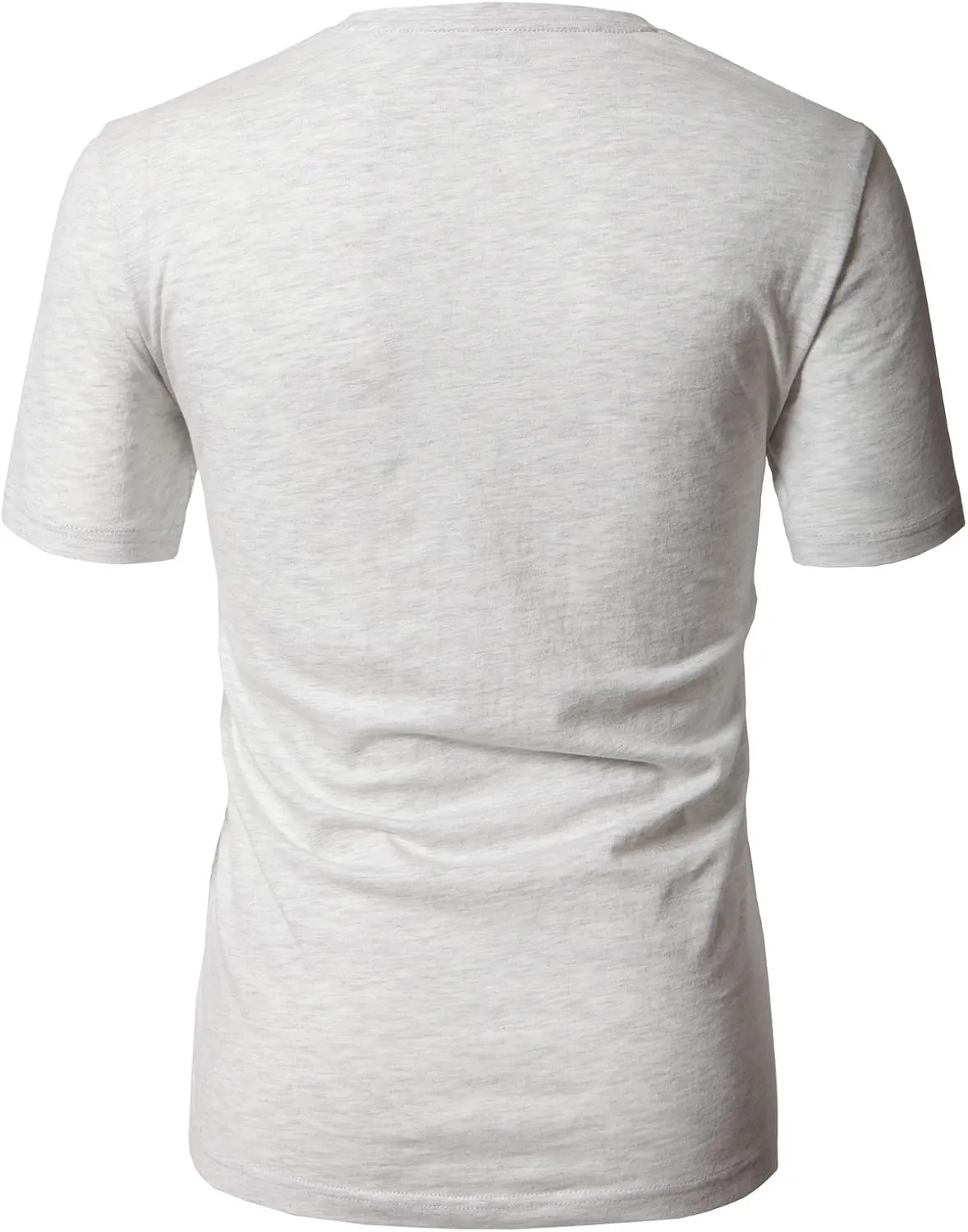 H2H Mens Casual Slim Fit Short Sleeve T-Shirts Soft Lightweight V-Neck/Crew-Neck Size XS to 3XL