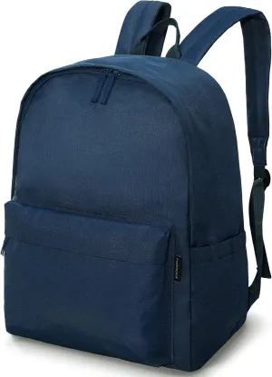 Haimont Lightweight Travel Backpack 20L, Carry on Backpack, Casual Laptop Daypack with Laptop Compartment for Hiking Outdoor Sports, Navy Blue