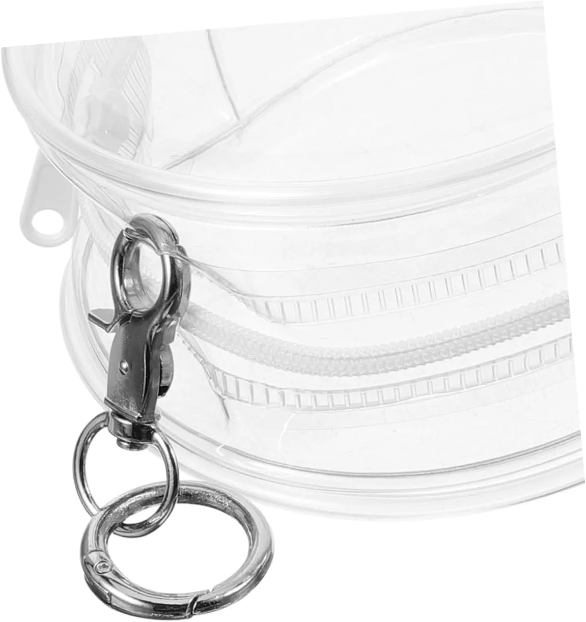 HANABASS 1set Transparent Doll Storage Bag Display Case with Keychain for and Organization of Collectible Figures 3pcs