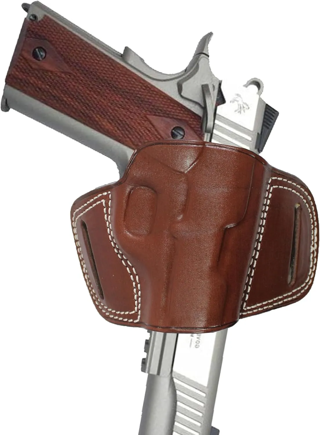 Handmade Fast Draw Belt Slide Outside The Waist Band OWB Carry Leather Gun Holster