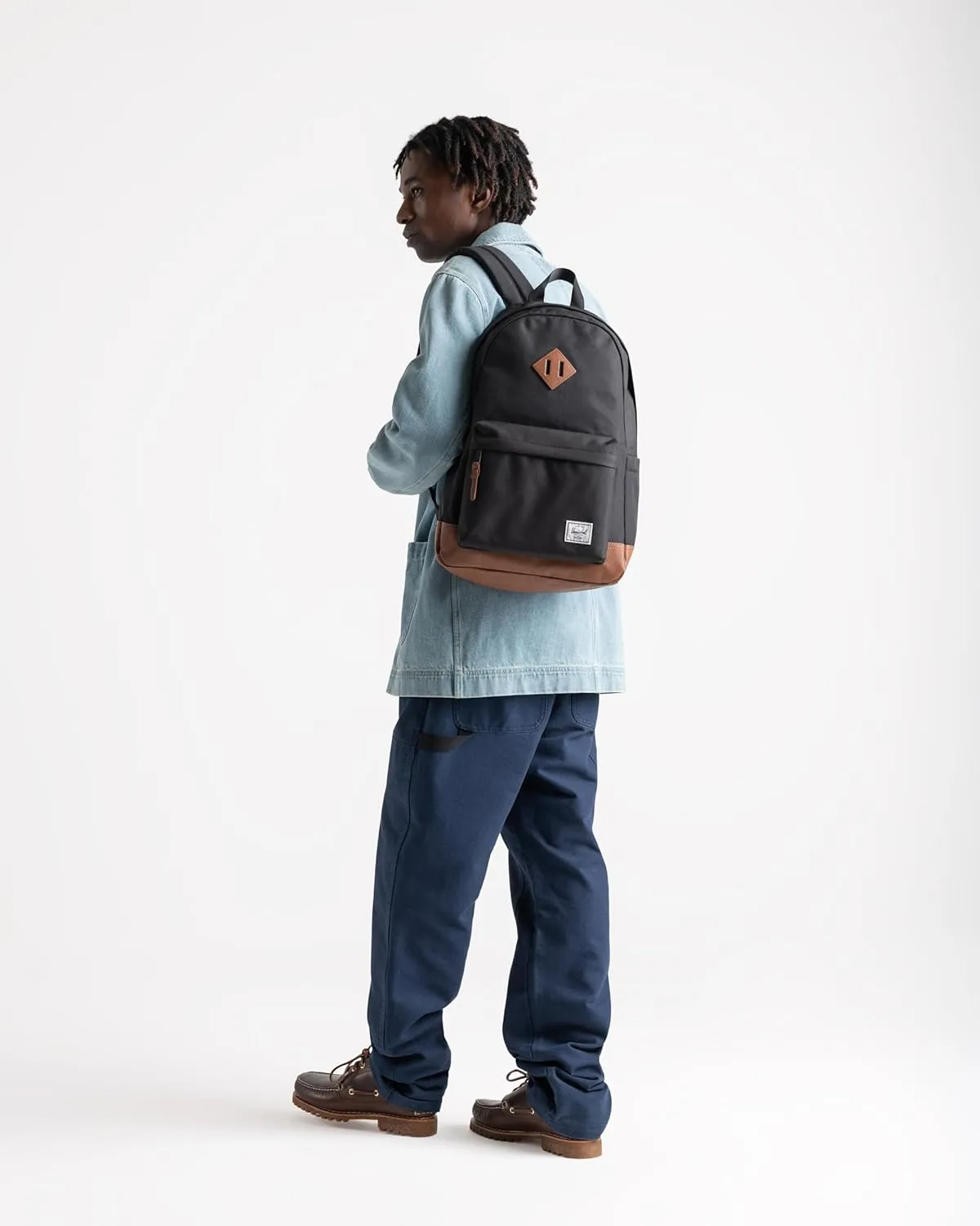 Herschel Supply Co. Heritage Backpack, Raven Crosshatch, Standard-24L