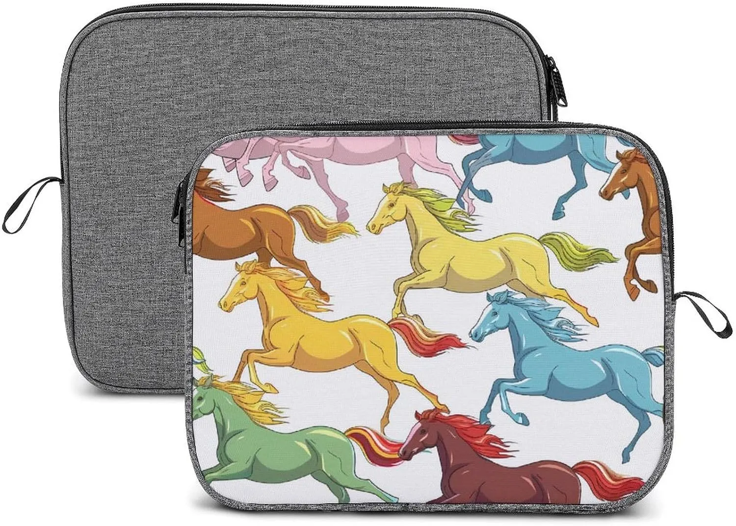 Horses Run Wild Laptop Bag Protective Laptop Sleeve Bag Briefcase Carrying Case Handbags for Men Women