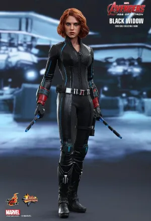 Hot Toys Movie Masterpiece Avengers/ The Age of Ultron Black Widow 1/6 Scale Plastice Painted Action Figure