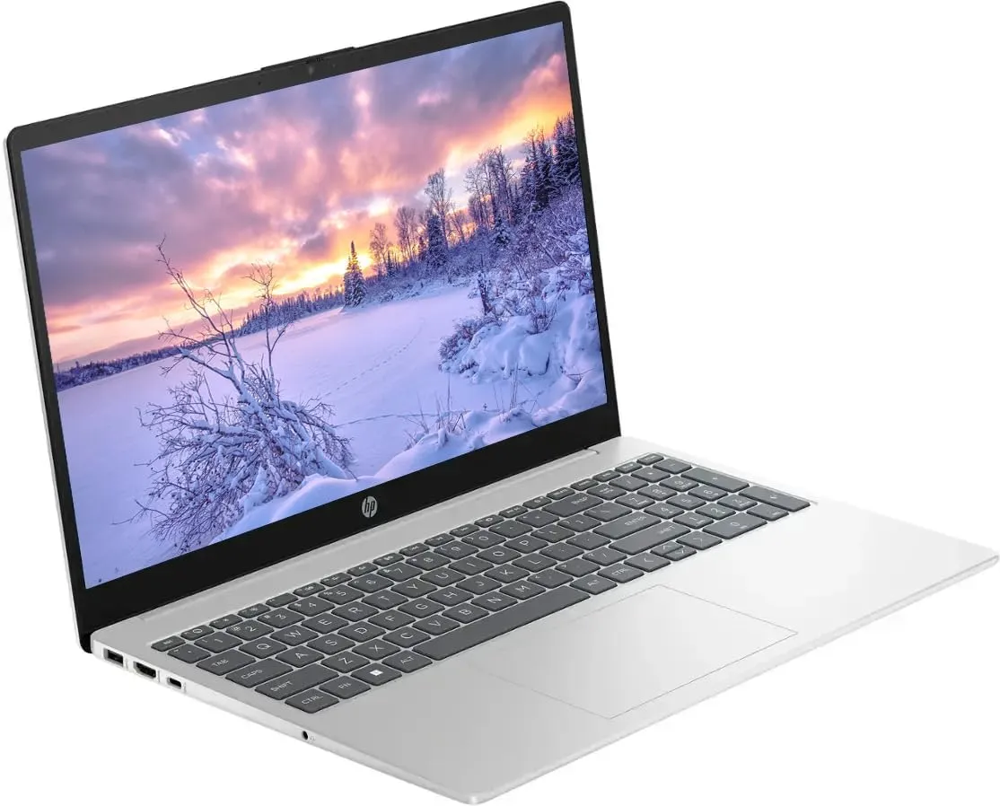 HP 15.6" Touchscreen Laptop, 64GB RAM 2.5TB Storage (2TB SSD 512GB Docking Station Set), 6-Cores Intel Core i3, Windows 11 Pro with Microsoft Office Included, PLUSERA Earphones, Silver