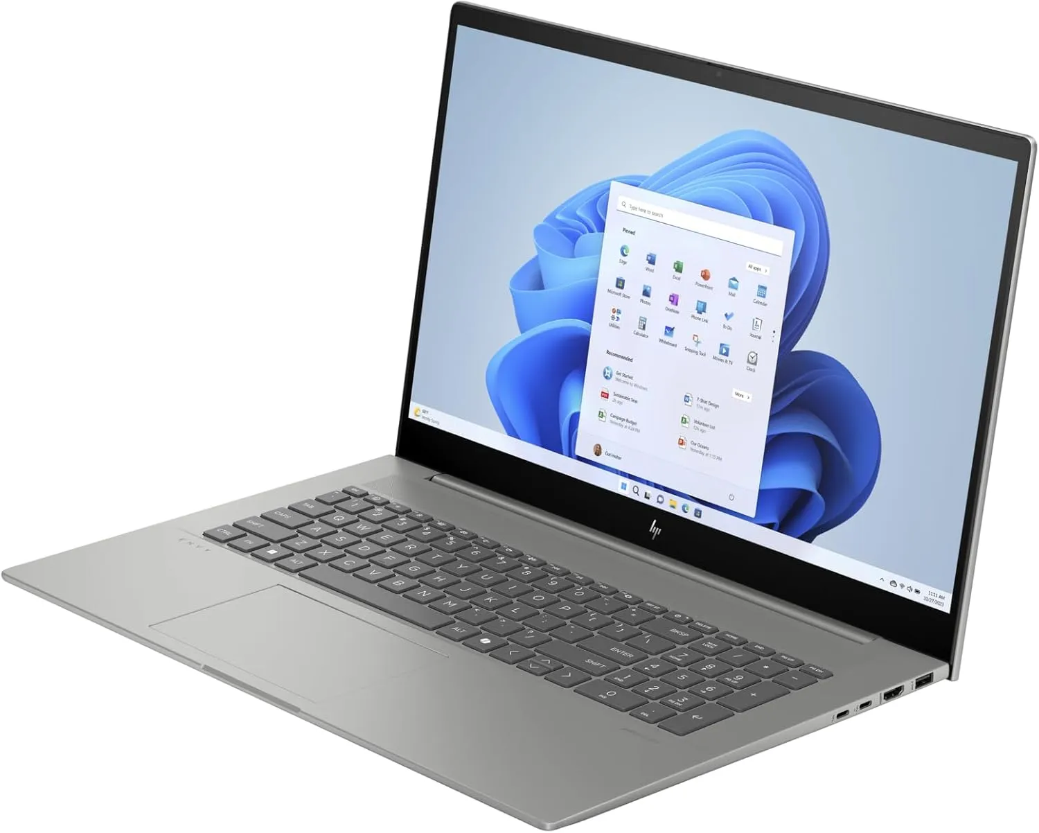 HP Envy 17t AI PC 17.3" IPS 4K UHD Display (16-Core Intel Ultra 7-155H (Beats i7-13700H), 64GB DDR5, 2TB PCIe SSD, Backlit KYB, 2 Thunderbolt 4, WiFi 6E, Win 11 Home) w/DKZ USB Port Expander