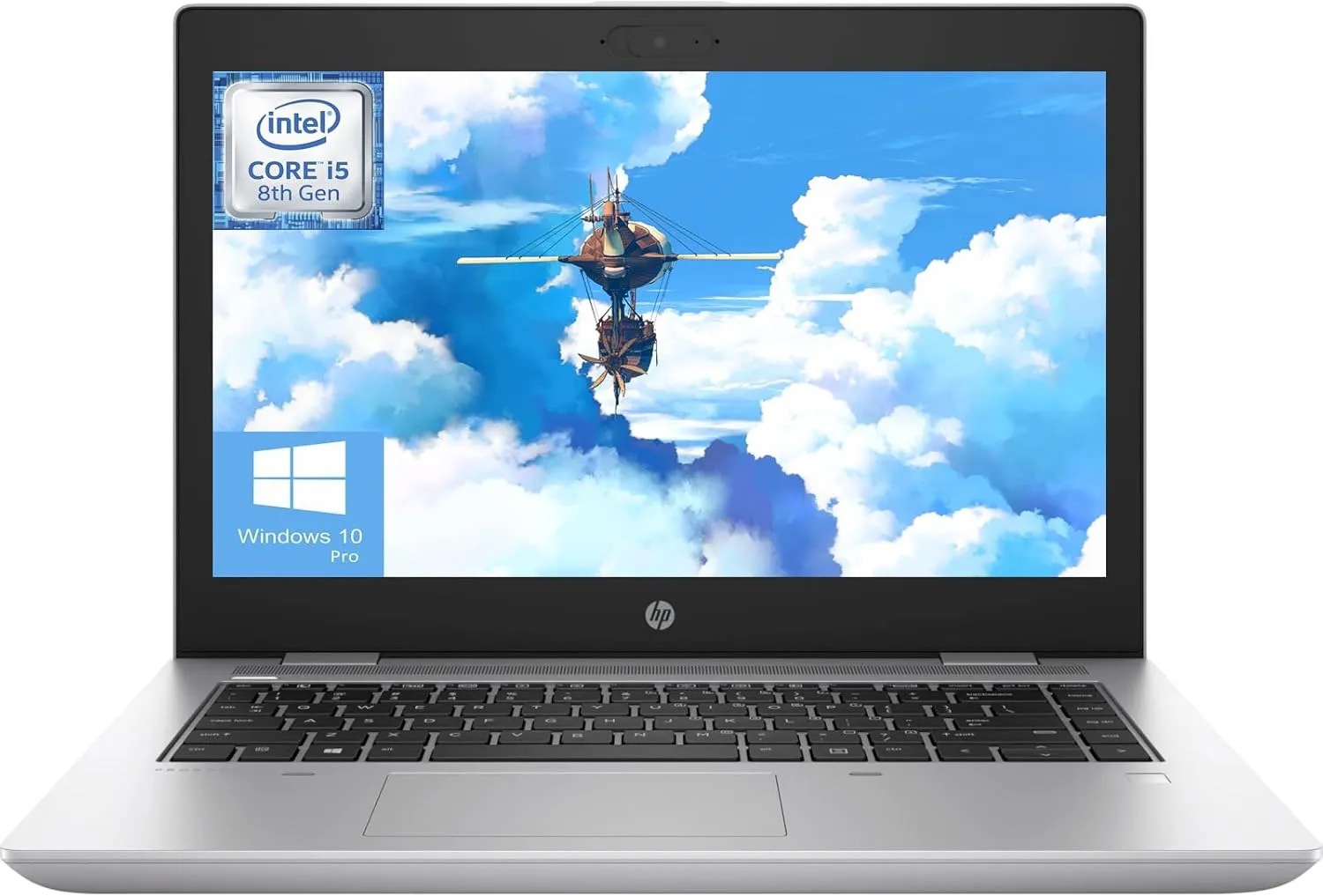 HP ProBook 640 G5 Laptop with Backlit Keyboard, 14" HD Business Laptop, Core i5-8365U up to 4.1GHz, 16GB RAM, 512GB SSD, Fingerprint Unlock, WiFi, Bluetooth, Windows 10 Pro (Renewed)