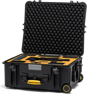 HPRC 2700W Wheeled Hard Case for Sony PXWZ190V, Black with Yellow Handle