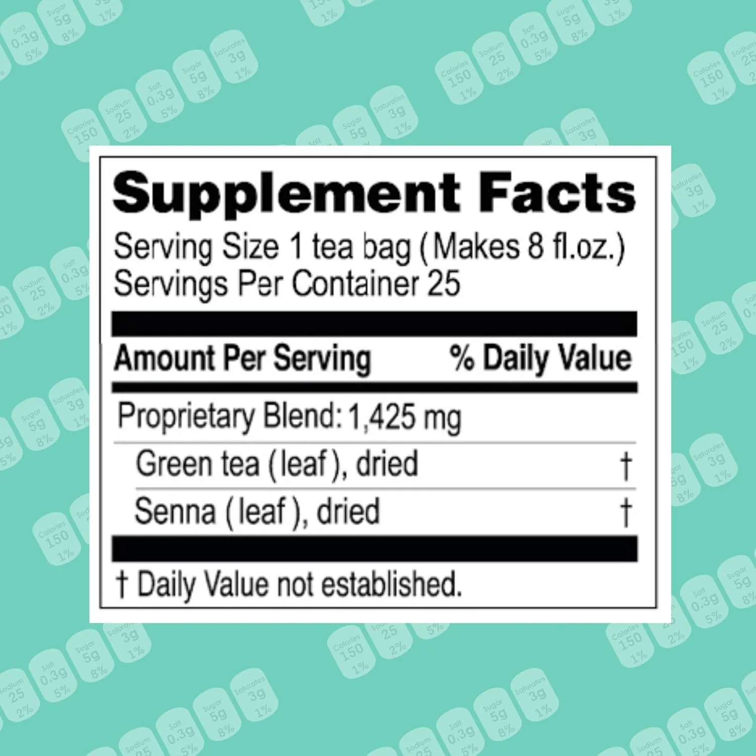 Hyleys Slim Tea Pineapple Flavor - Weight Loss Herbal Supplement Cleanse and Detox - 25 Tea Bags (6 Pack)