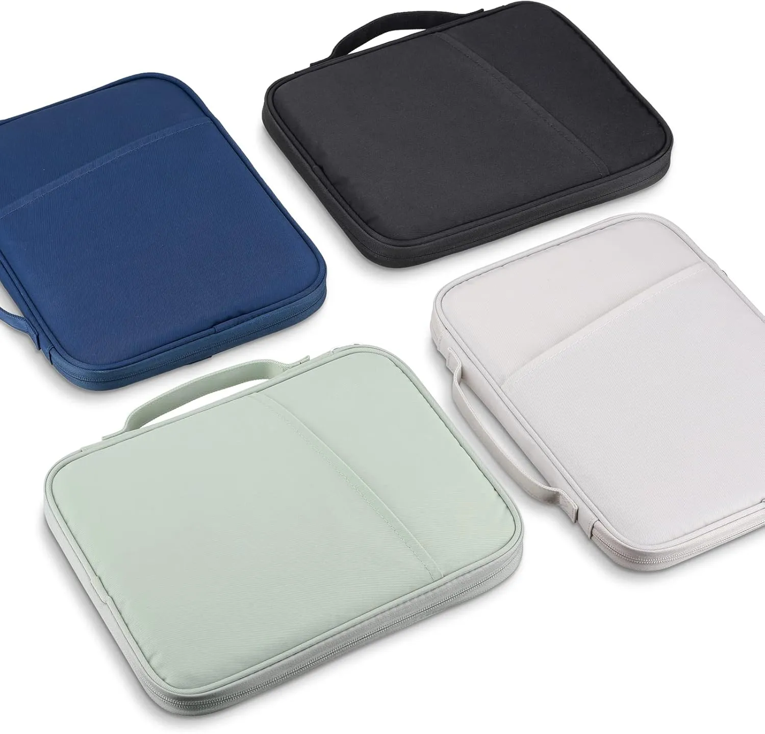 iPad Pro 11 Inch Sleeve Case, Travel Tablet Carrying Bag for iPad Pro 11-in (M4), iPad 10.9 (10th Gen), iPad Air 11-in (M2), Galaxy Tab S9/S8 (Navy Blue-11)