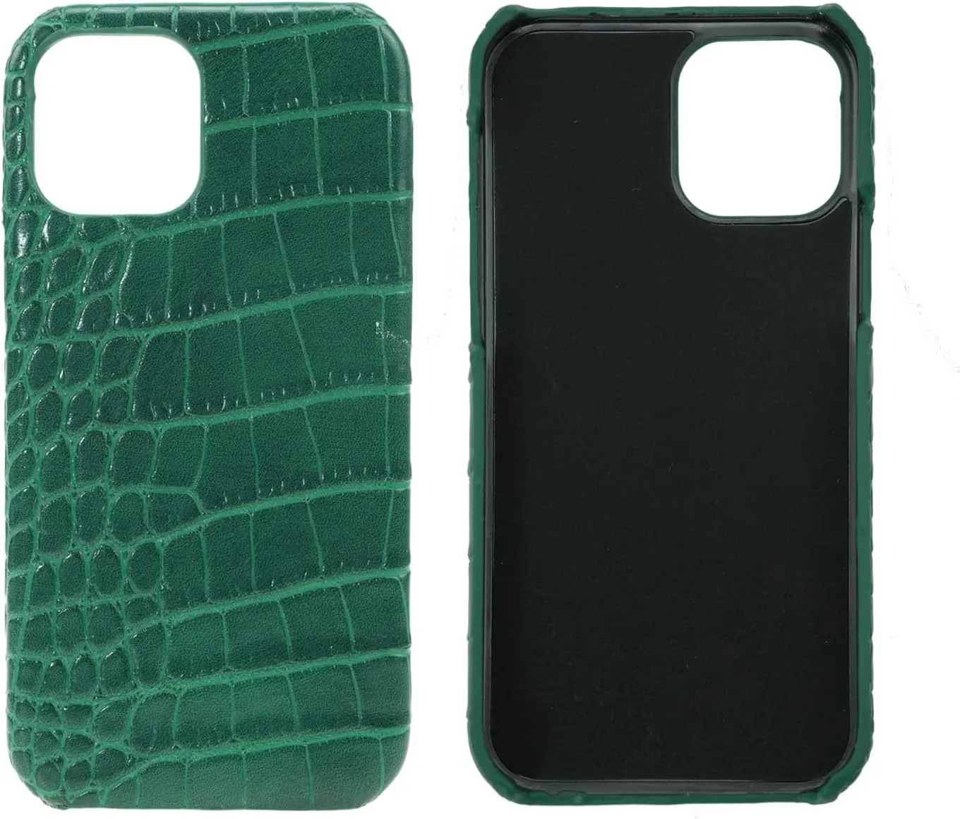 iPhone 14 Case Leather Classic Retro Pattern Cover Soft TPU Slim Shockproof Phone Cases Designer Leather Case for iPhone 14 Case Fashion Luxury Elegant Green