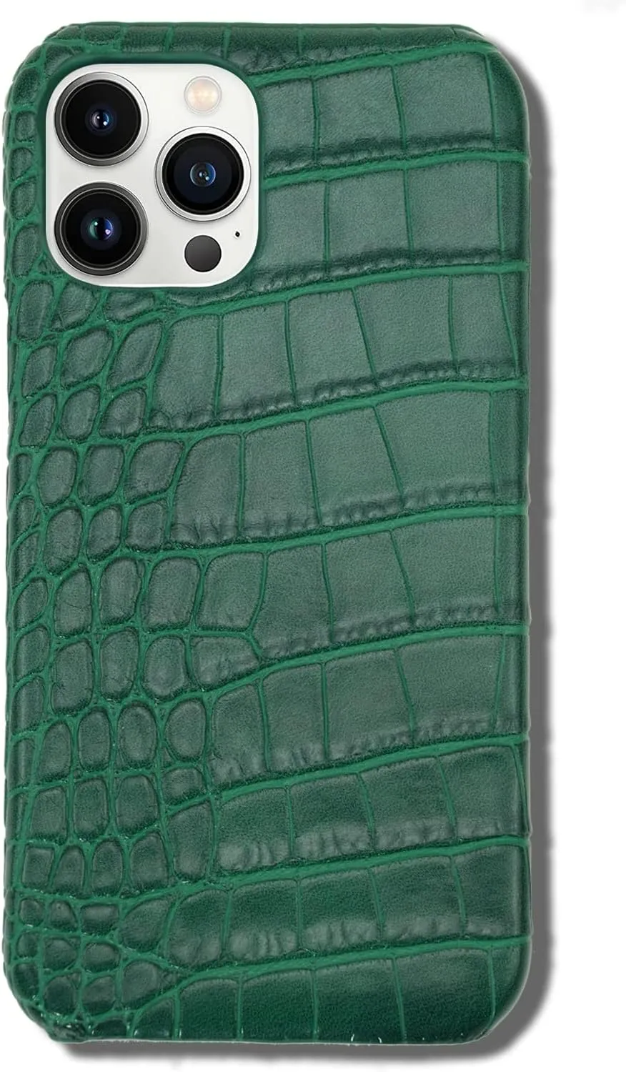 iPhone 14 Case Leather Classic Retro Pattern Cover Soft TPU Slim Shockproof Phone Cases Designer Leather Case for iPhone 14 Case Fashion Luxury Elegant Green
