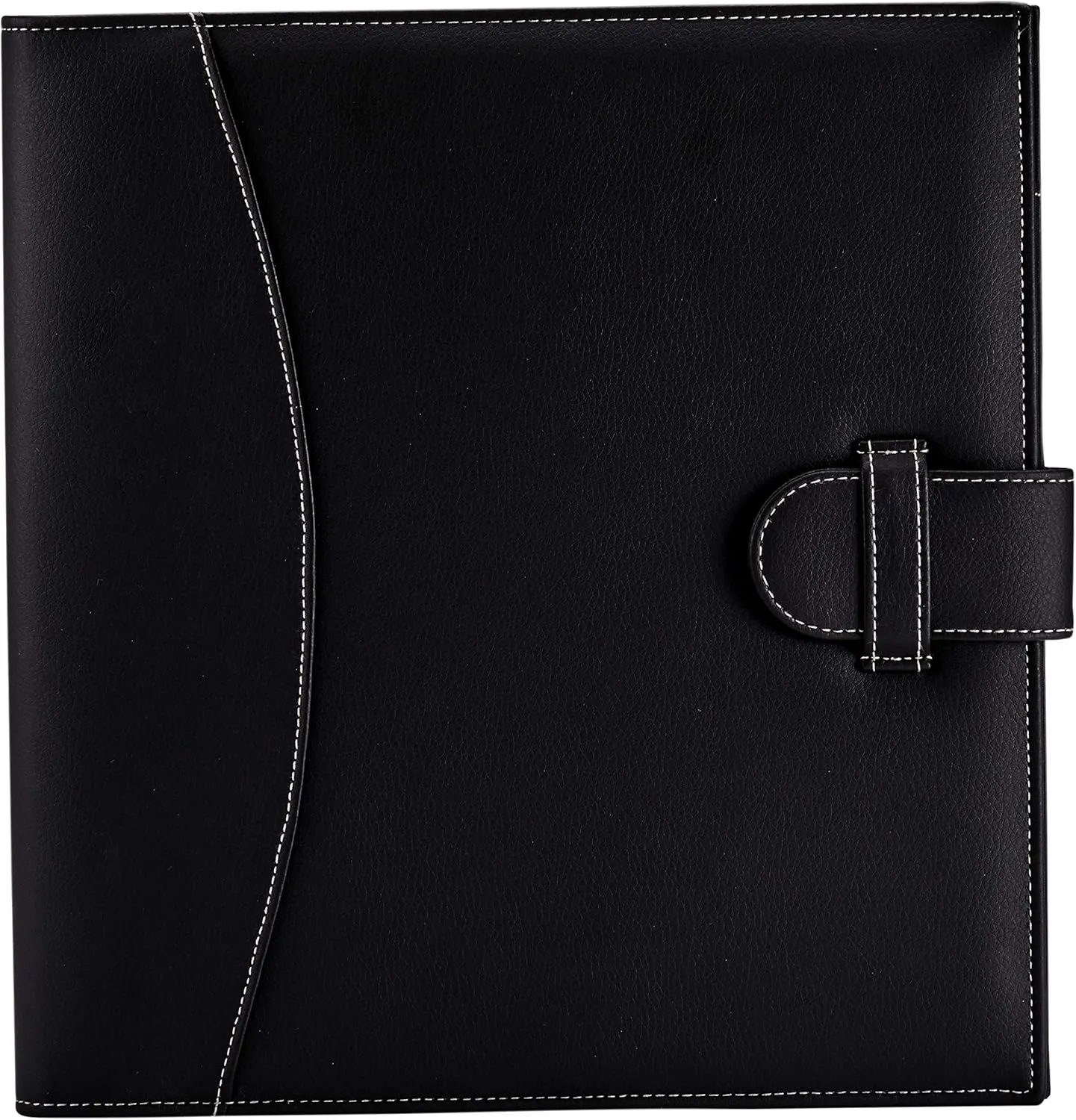 It's Academic Executive Faux Leather Portfolio Folder, Black