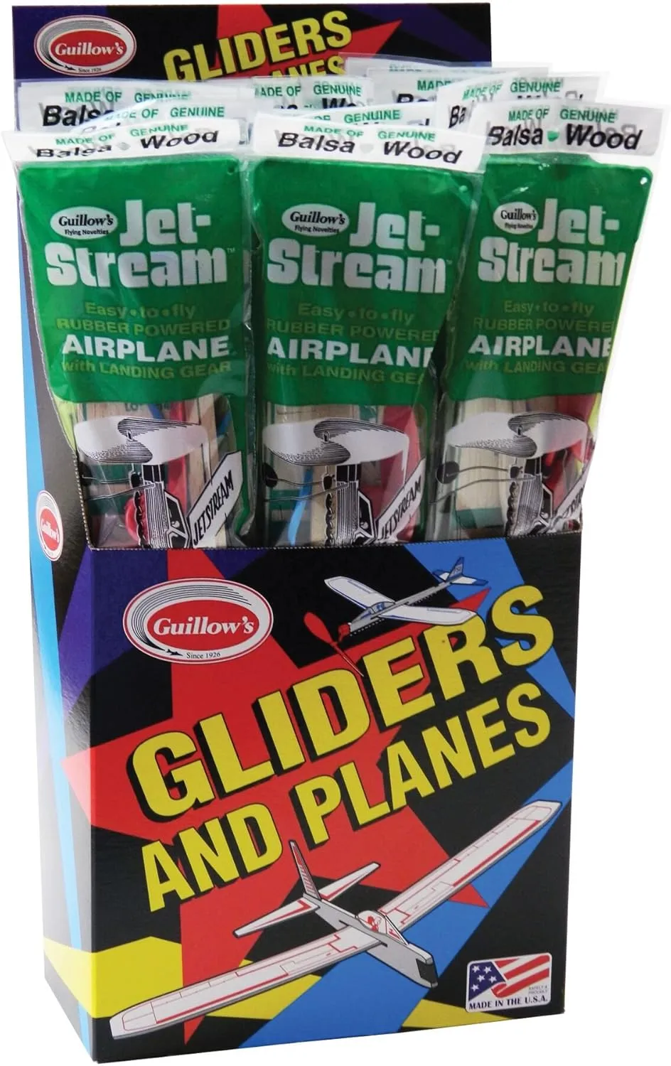 ItsYourAirplane Guillow's Jetstream 18 Piece Display Pack