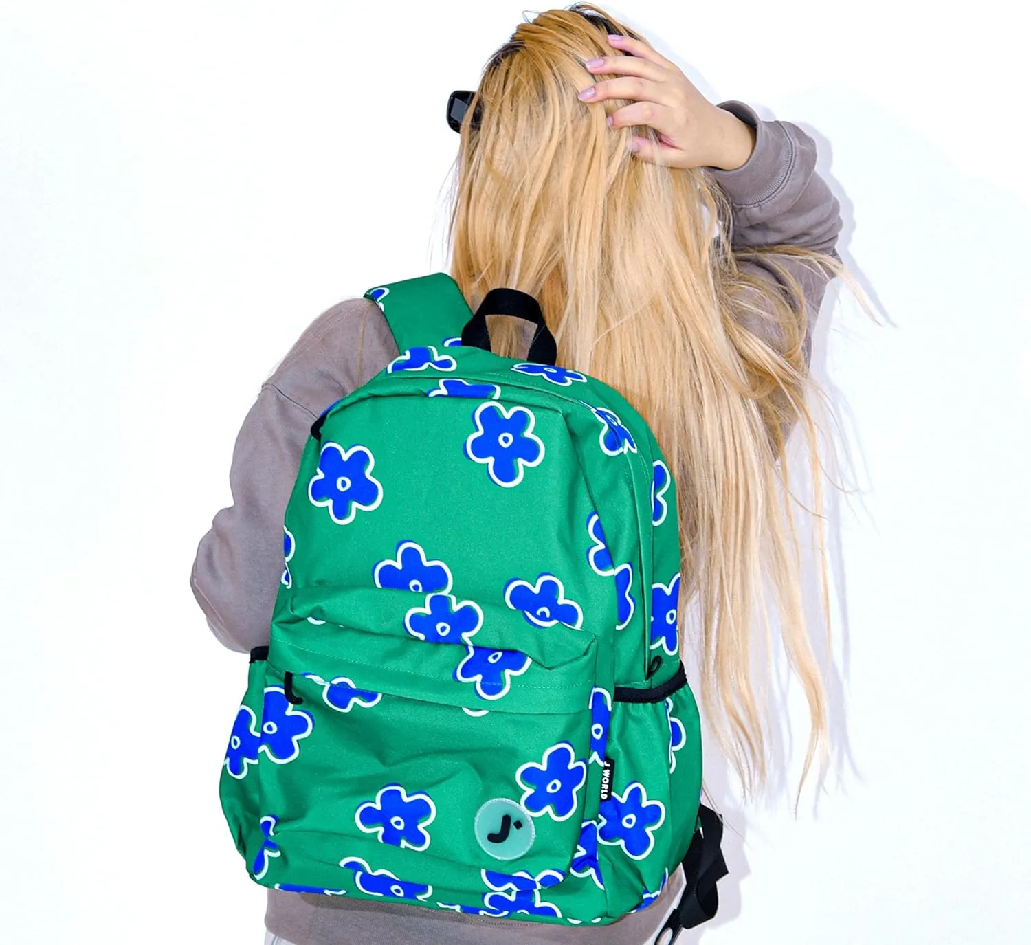 J World New York Unisex Kid's Oz School Backpack for Girls Boys. Cute Bookbag, Celery, One Size