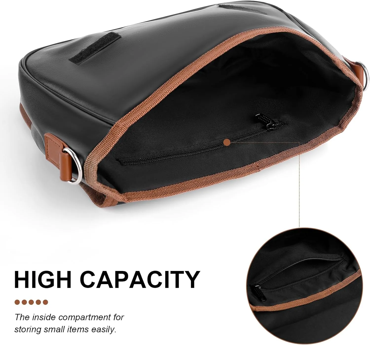 Japanese Sushi Shrimp Crossbody Bags for Women Travel Shoulder Bag Small Leather Cross Body Handbags