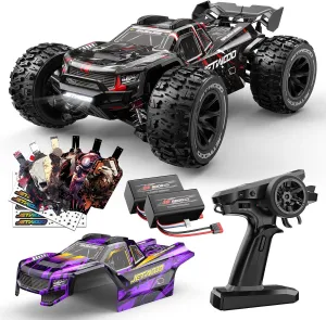 Jetwood x Hyper go 1/14 All Terrain Super Fast Remote Control Car for Adults, 50mph Electric Brushless Race RC Car for Boys, Offroad RTR Radio Controlled Trucks, Hobby Grade Waterproof 3S High Speed