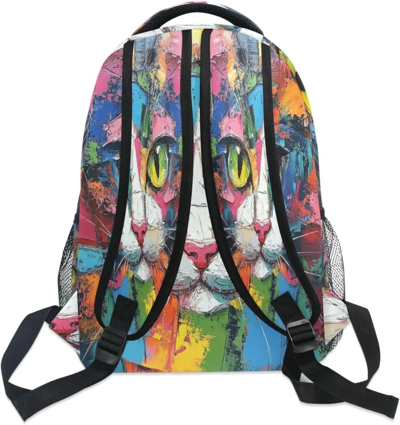 JSTEL Kid Cat Backpack,Elementary School Backpack Cat Kid Bookbag for Boy Girl Ages 5 to 13,02