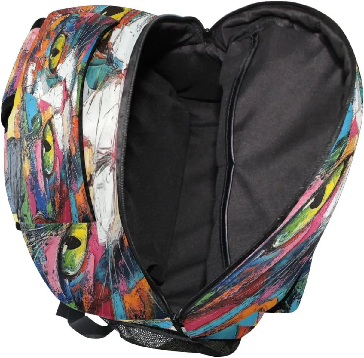 JSTEL Kid Cat Backpack,Elementary School Backpack Cat Kid Bookbag for Boy Girl Ages 5 to 13,02